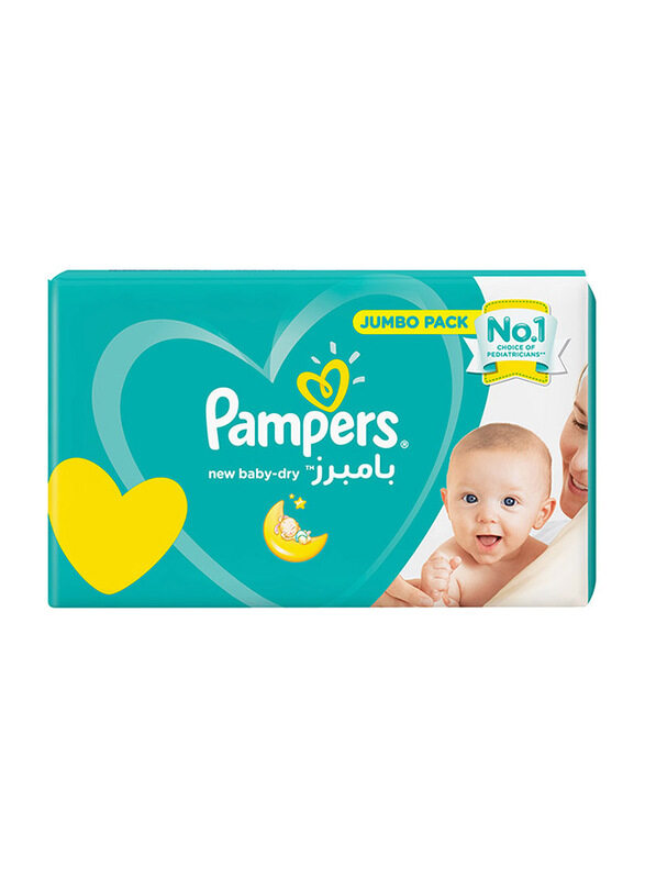 

Pampers New Baby Dry Diapers, Size 2, Mini,3-8 kg, 64 Count