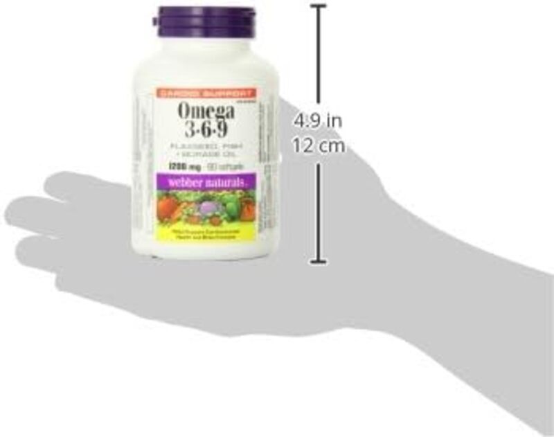 Webber Naturals Omega 3-6-9, 1200mg, 90 Softgels