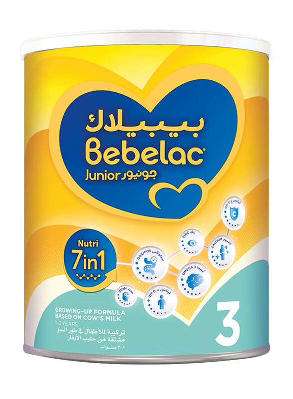 

Bebelac Junior Nutri 7-in-1 Growing Up Formula Stage 3, 800g