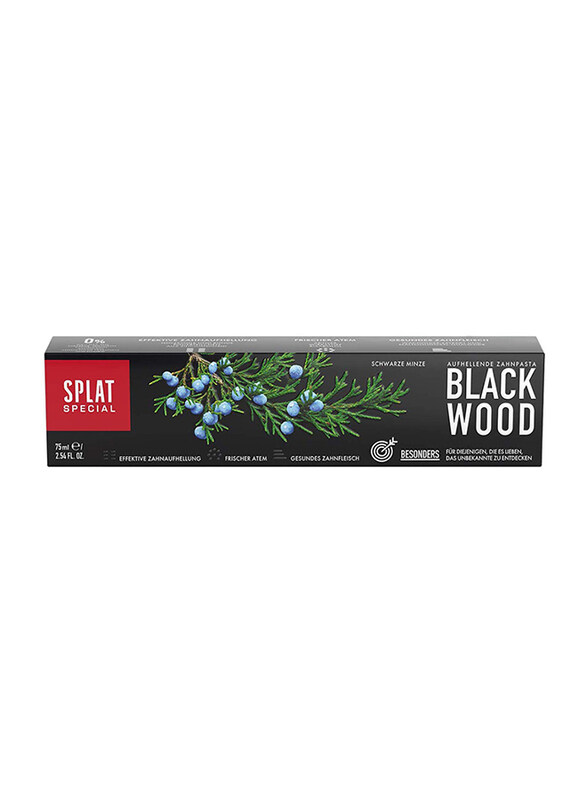

SPLAT Blackwood Powerful Charcoal Whitening Toothpaste, 75g