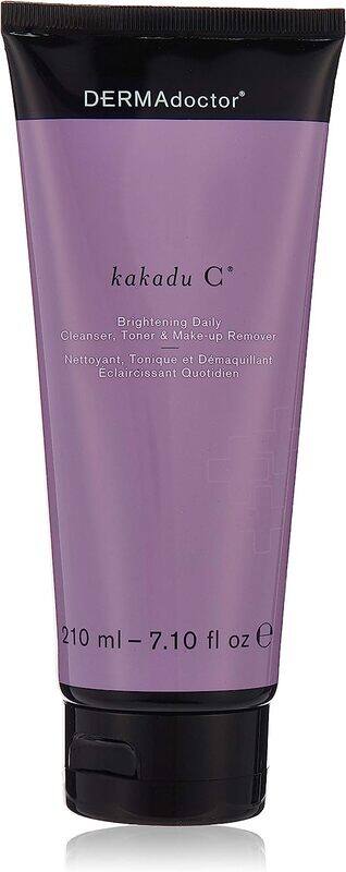 

Dermadoctor Kakadu C Cleanser Toner & Makeup Remover, 210ml