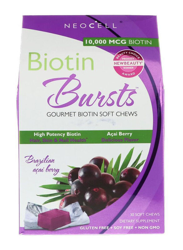 

Neocell Neocell Biotin Burst 30 Soft Chews, 10000 Mcg