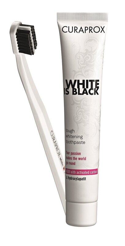 

Curaprox White Is Black Charcoal Whitening Toothpaste, 90ml