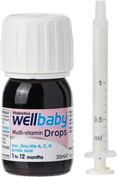 Vitabiotics Wellbaby Multivitamin Drops, 30ml