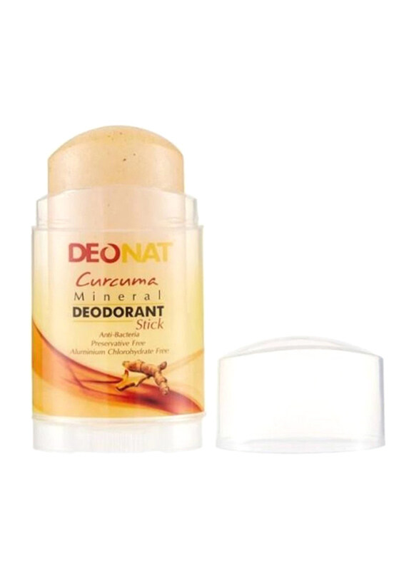 

Deonat Curcuma Mineral Deodorant Stick, Orange, 60gm