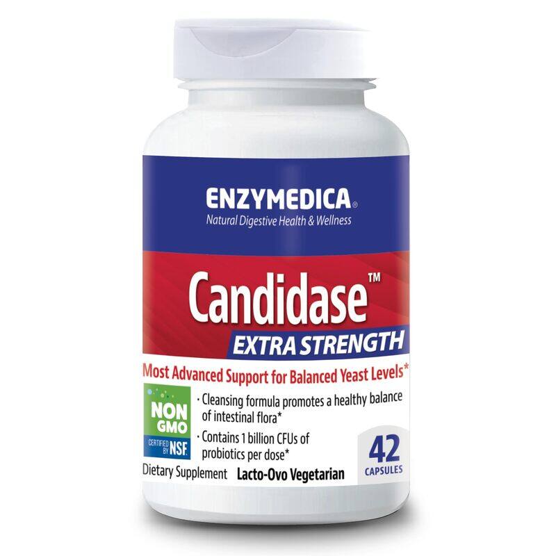 

Enzymedica Candidase Extra Strength Dietary Supplement, 42 Capsules