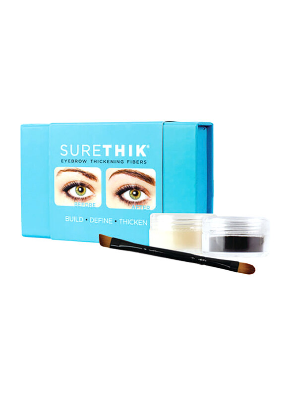 

Surethik Thick Fibers Cosmetic Eyebrow, Dark Brown