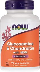 Now Foods Glucosamine and Chondroitin With MSM Capsules, 90 Capsules