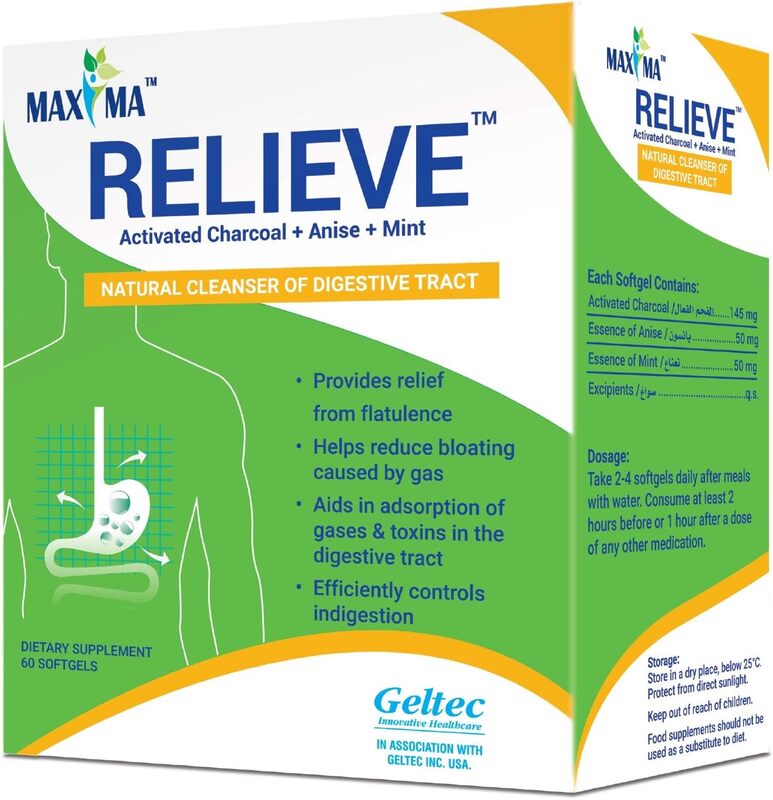 Maxima Relieve Dietary Supplements, 60 Softgels