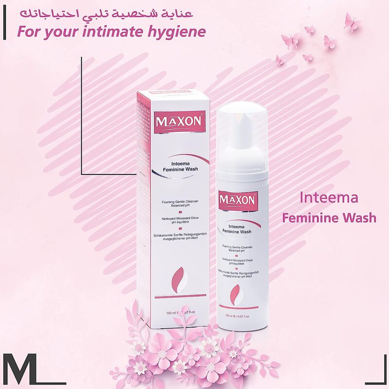 Maxon Inteema Feminine Wash, 150ml