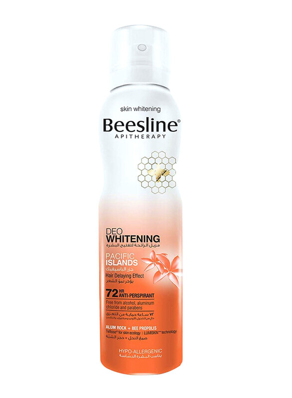 

Beesline Whitening Pacific Islands 72 Hours Anti Perspirant Deodorant, 150ml