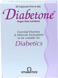 Vitabiotics Diabetone Sugar-Free Nutrients, 30 Capsules