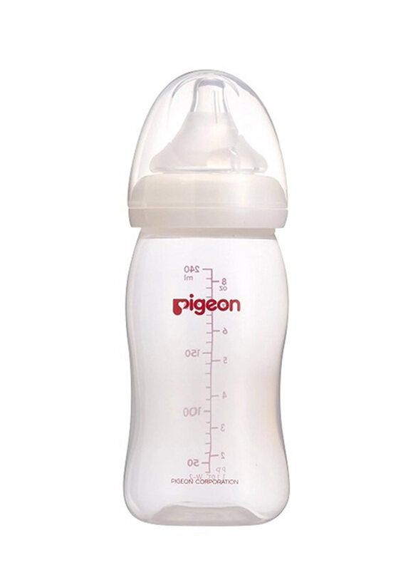 

Pigeon Peristaltic Plus Wide Neck Nursing Bottle, 240ml, Multicolour