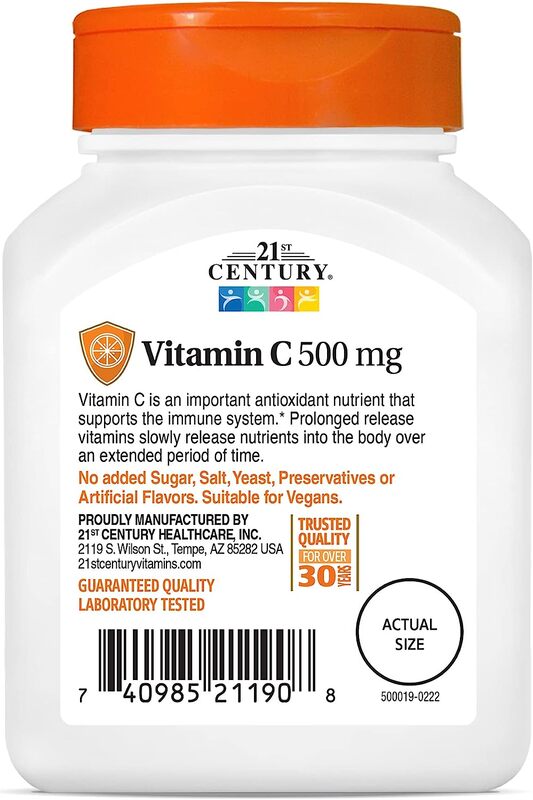 21St Century C-500 Prolonged Release Vitamin Supplement, 110 Tablets