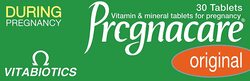 Vitabiotics Pregnacare Original Vitamins & Minerals During Pregnancy, 30 Tablets