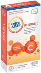 Quest Once-A-day Immune C Supports A Healthy Immune System & Provides Antioxidant Protection Vitamin C, 1000mg, 30 Tablets