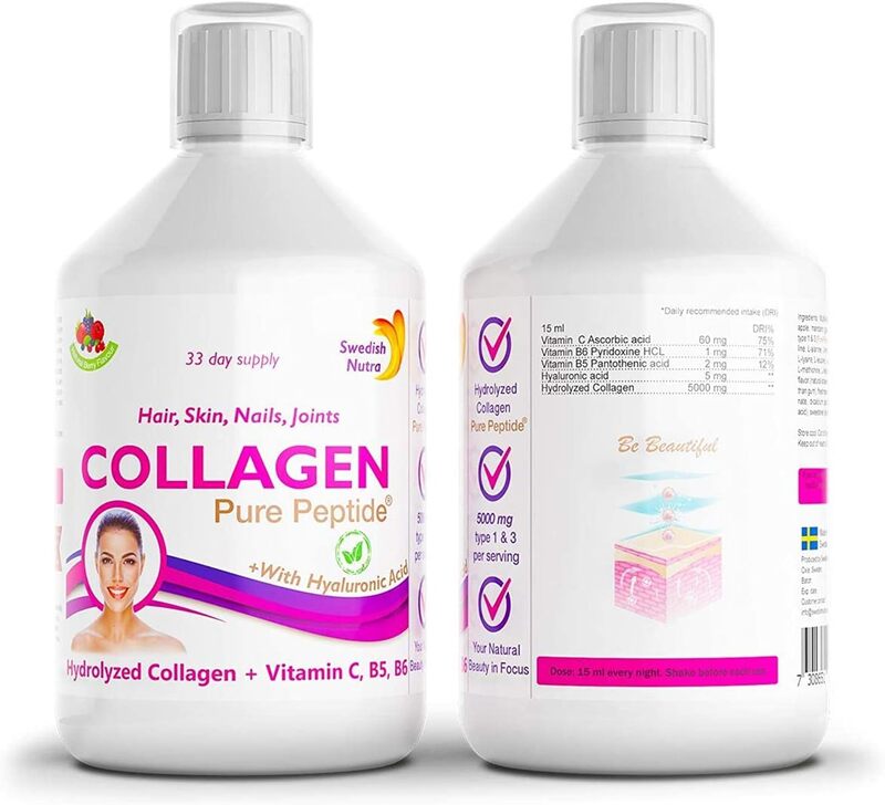 Swedish Nutra Collagen 5000 Fish Liquid, 500ml