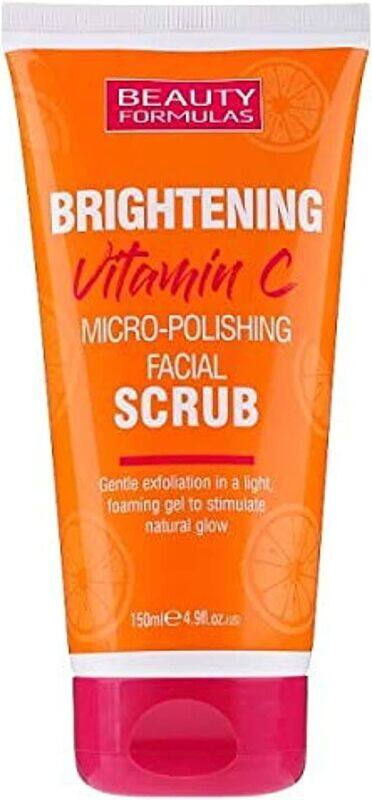 

Beauty Formulas Brightening Vit C Micro Plsh Facial Scrub, 150ml