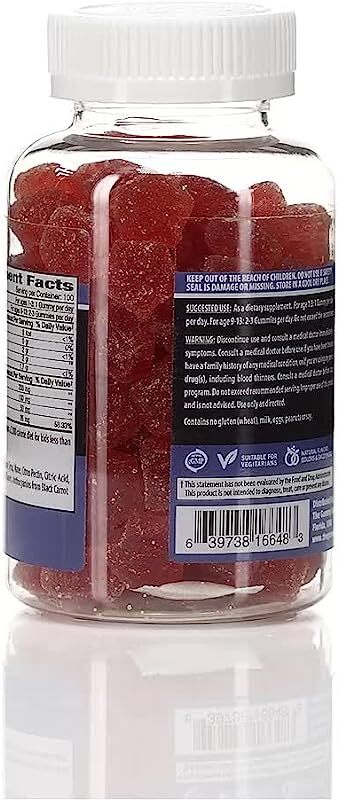 The Gummies Co. Propolis & Echinacea Raspberry Flavour Dietary Supplement, 100 Gummies