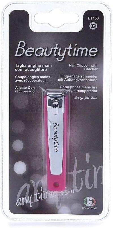 Beautytime Nail Clipper with Catcher, BT150, Silver