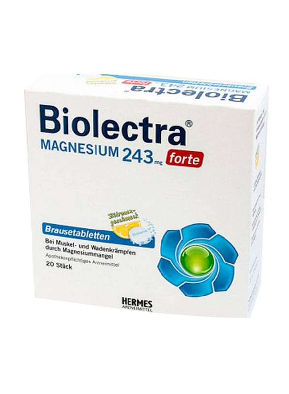Hermes Biolectra Magnesium Forte Tablets, 20 Tablets