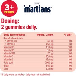 Martians Gummies for Healthy Growth With Boneactive, 60 Gummies