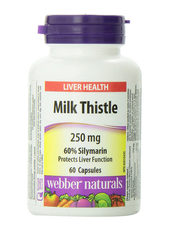 

Webber Naturals Milk Thistle Extract, 60 Capsules