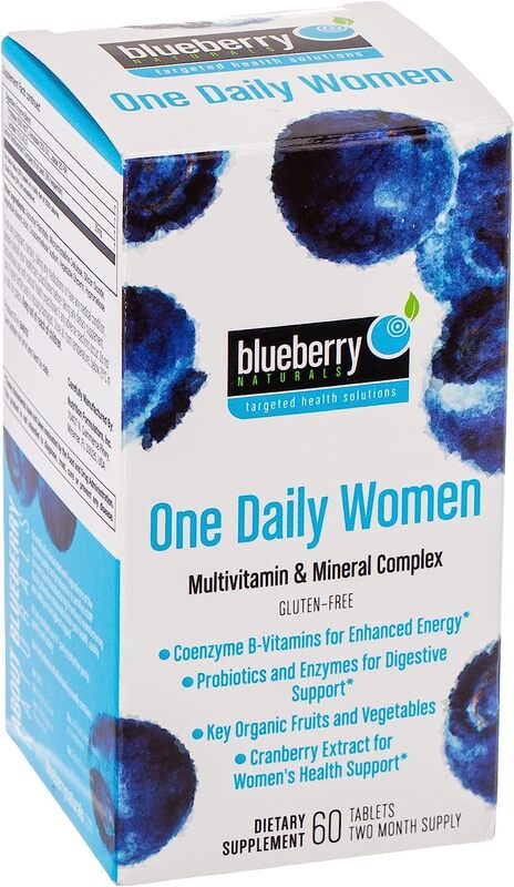 Blueberry Naturals One Daily Women Dietary Supplement, 60 Tablets