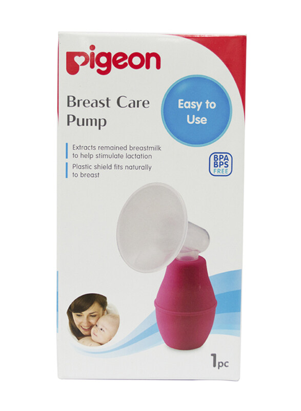 

Pigeon BPA & BPS Free Silicone Rubber Breast Care Pump, Pink
