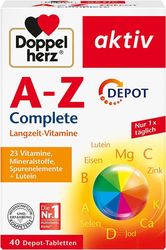 Doppelherz A-Z Complete Longterm Vitamins, 40 Tablets