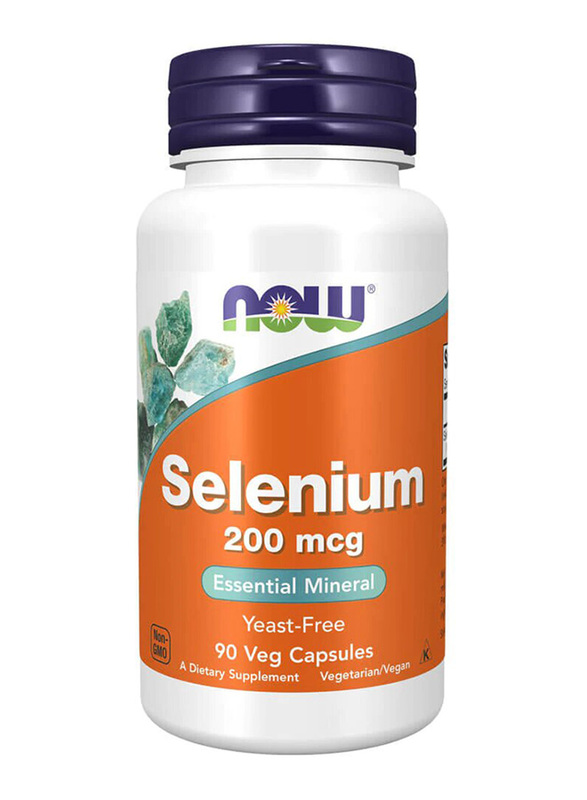 Now Selenium Dietary Supplement, 200Mcg, 90 Capsules