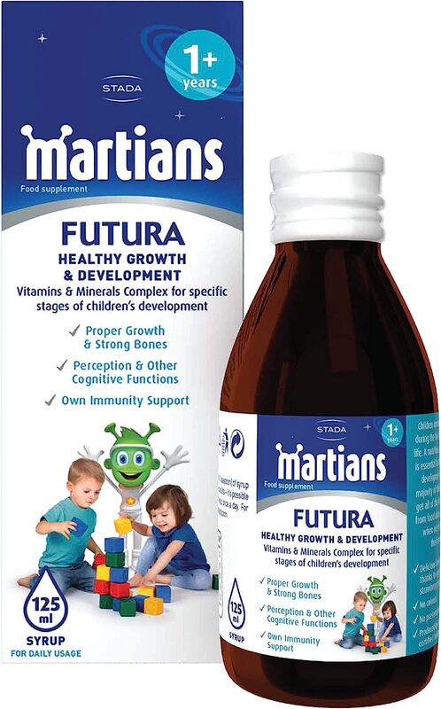 Martians Futura Syrup for Healthy Growth & Development, 125ml