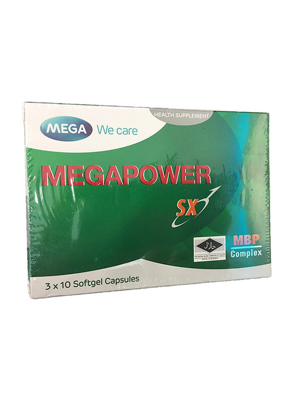 

Megapower Sx Health Supplements, 30 Capsules