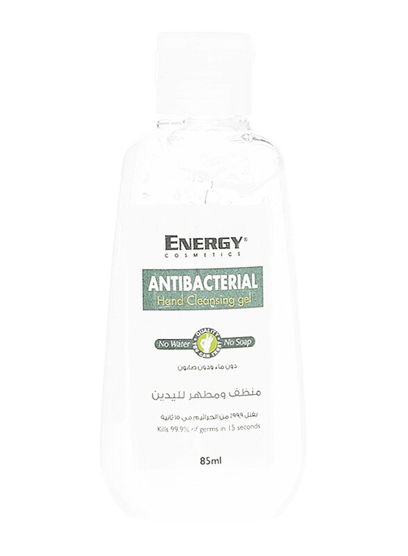 

Energy Cosmetics Anti Bacterial Hand Cleansing Gel, 85ml