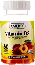 Amerix Vitamin D3 Supports Bone Health, 60 Gummies