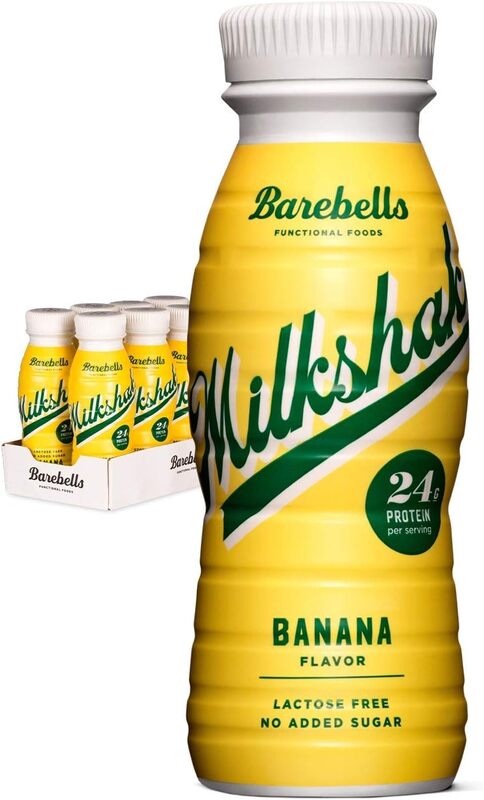 Barebells Protein Milkshake 8 x 330ml Bottle High Protein Shake, 24g, Banana