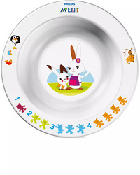 Philips Avent Small Toddler Bowl, 6+ Months, SCF706/00, Multicolour