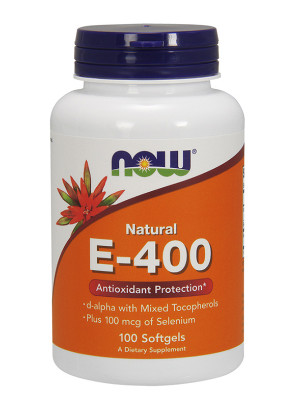 Now E-400 Dietary Supplements, 100 Softgels