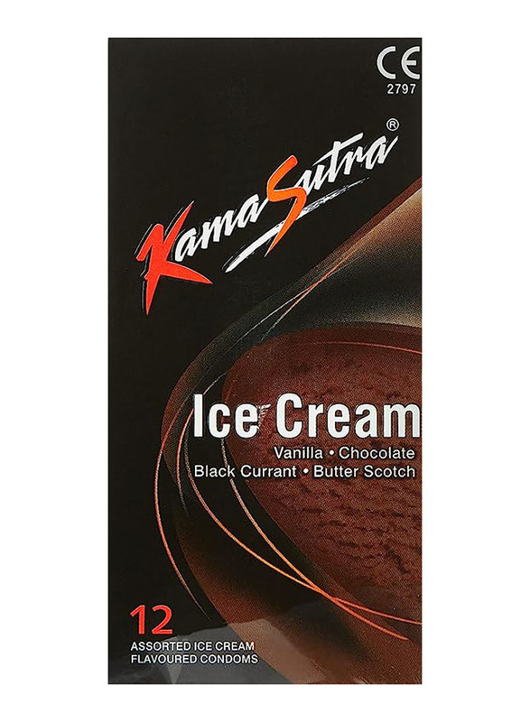 Kamasutra Ice Cream Condoms, 12 Pieces