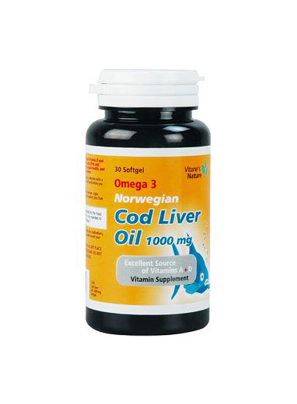 

Vitane Vitane Cod Liver 1000Mg Softgels, 30 Softgels