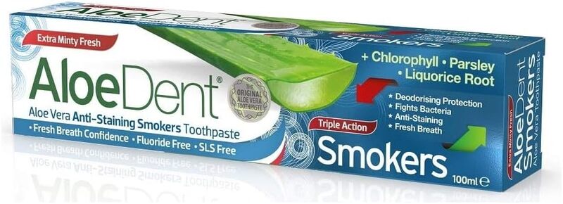 Aloedent Smokers Toothpaste, 100ml