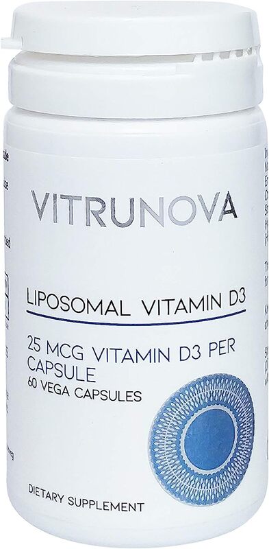 Curesupport Vitrunova Vitamin D3 Liposomal Supplement, 60 Vega Capsules