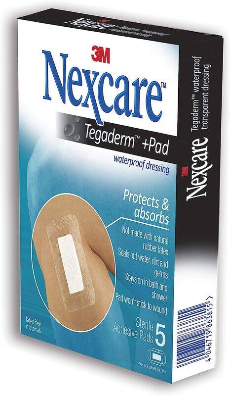 

3M Nexcare Tegaderm +Pad, 5 Pieces