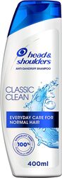 Head & Shoulders Classic Clean Anti-Dandruff Shampoo for Normal Hair, 400ml