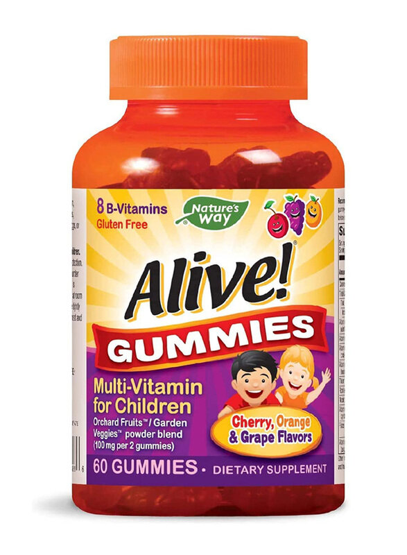 

Nature's Way Alive Kids Multivitamin Gummies Supplement, 60 Gummies