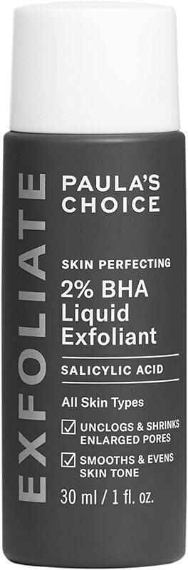 

Paula Choice Skin Perfecting 2% BHA Liquid Exfoliant Exfoliate, 30ml