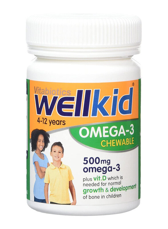 

Vitabiotics Wellkid Omega-3 Chewable, 60 Capsules