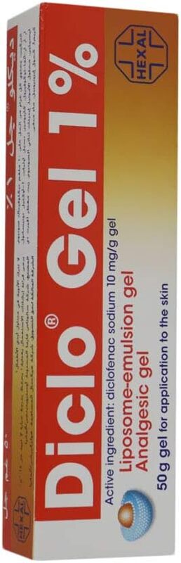 Diclo Gel 1%, 50gm