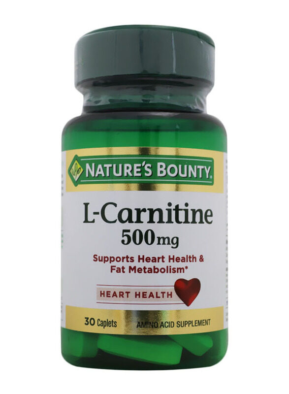 

Nature's Bounty L - Carnitine Amino Acid Supplement, 500mg, 30 Caplets
