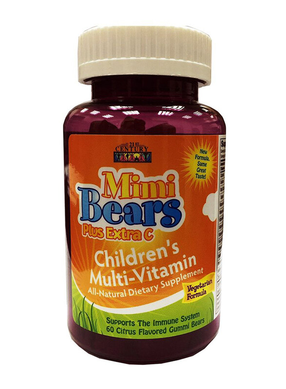 

21st Century Mimi Bears Plus Extra C Chews, 60 Gummies